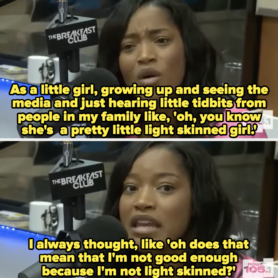 Keke Palmer discussing colorism on The Breakfast Club
