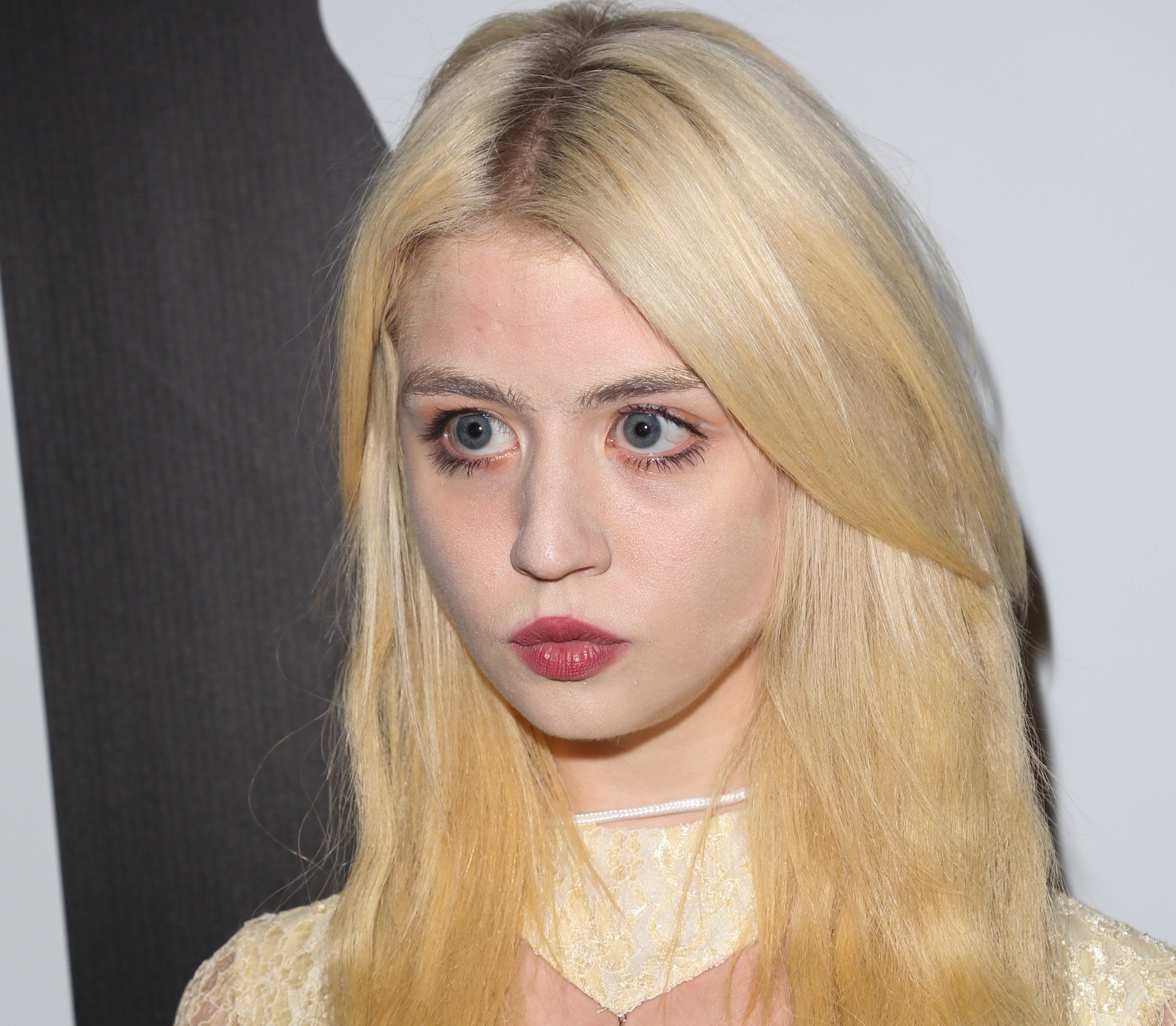 Allison Harvard at a wrap party