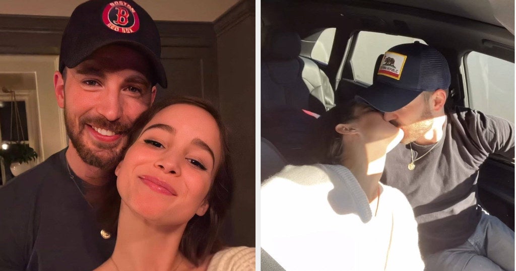 Chris Evans Posted A Treasure Trove Of Never-Before-Seen Pics Of Him And His Girlfriend, Alba Baptista