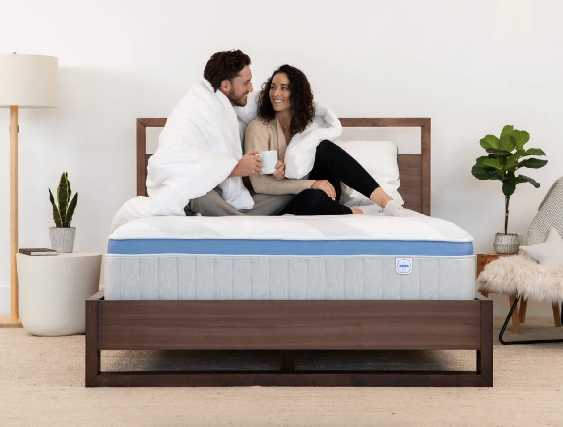 A mattress is shown