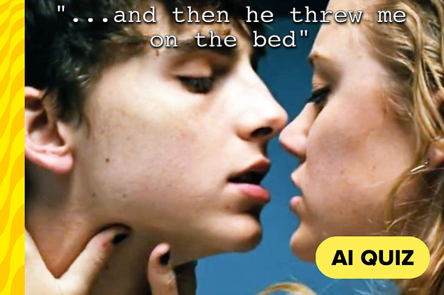 Two people about to make out