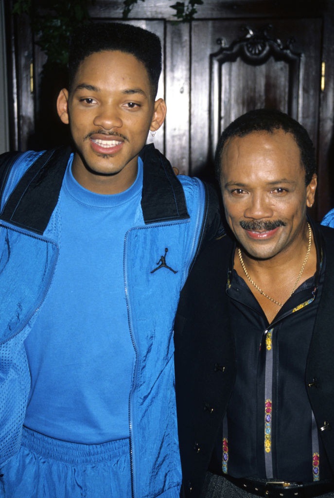 Will Smith and Quincy Jones