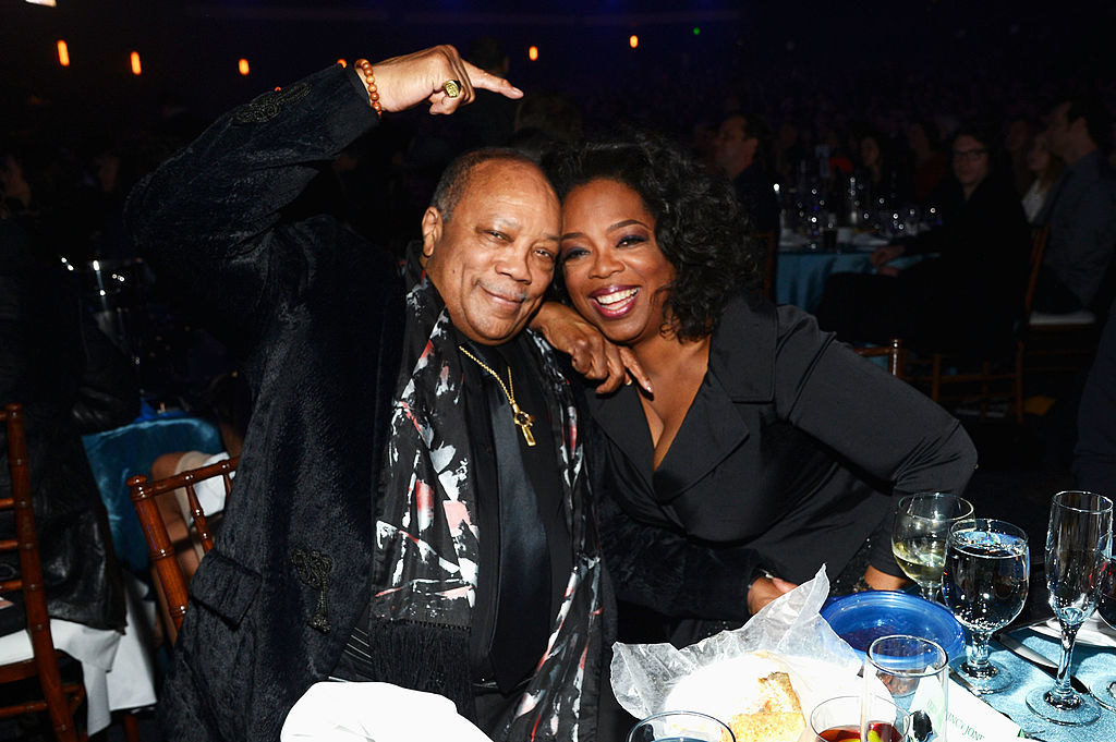 Quincy Jones and Oprah