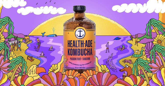 health-ade kombucha bottle