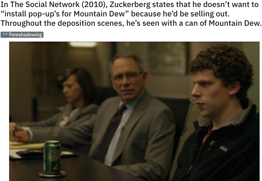 Screenshot from &quot;The Social Network&quot;