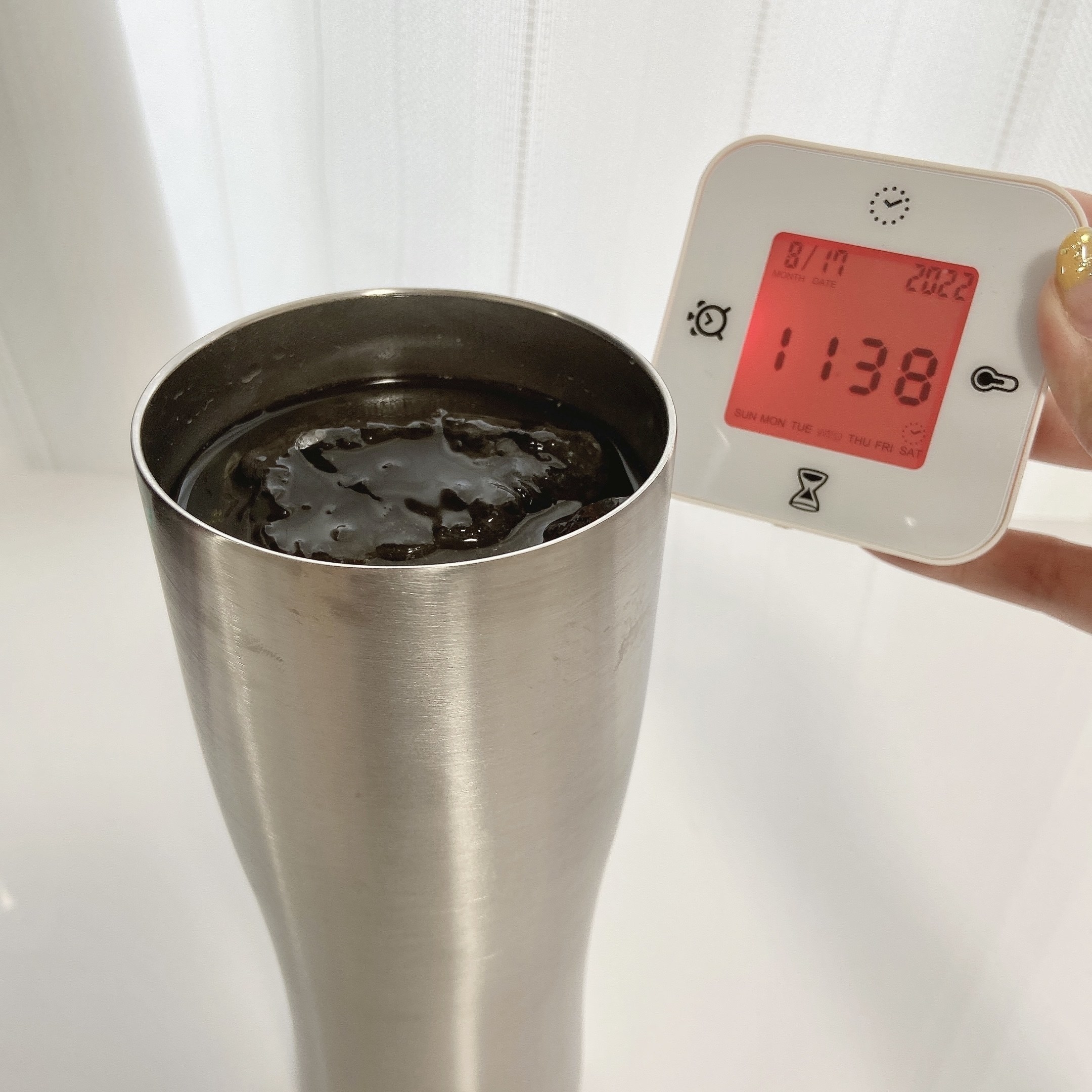 ニトリのオススメ食器「ステンレスタンブラー シルバー」