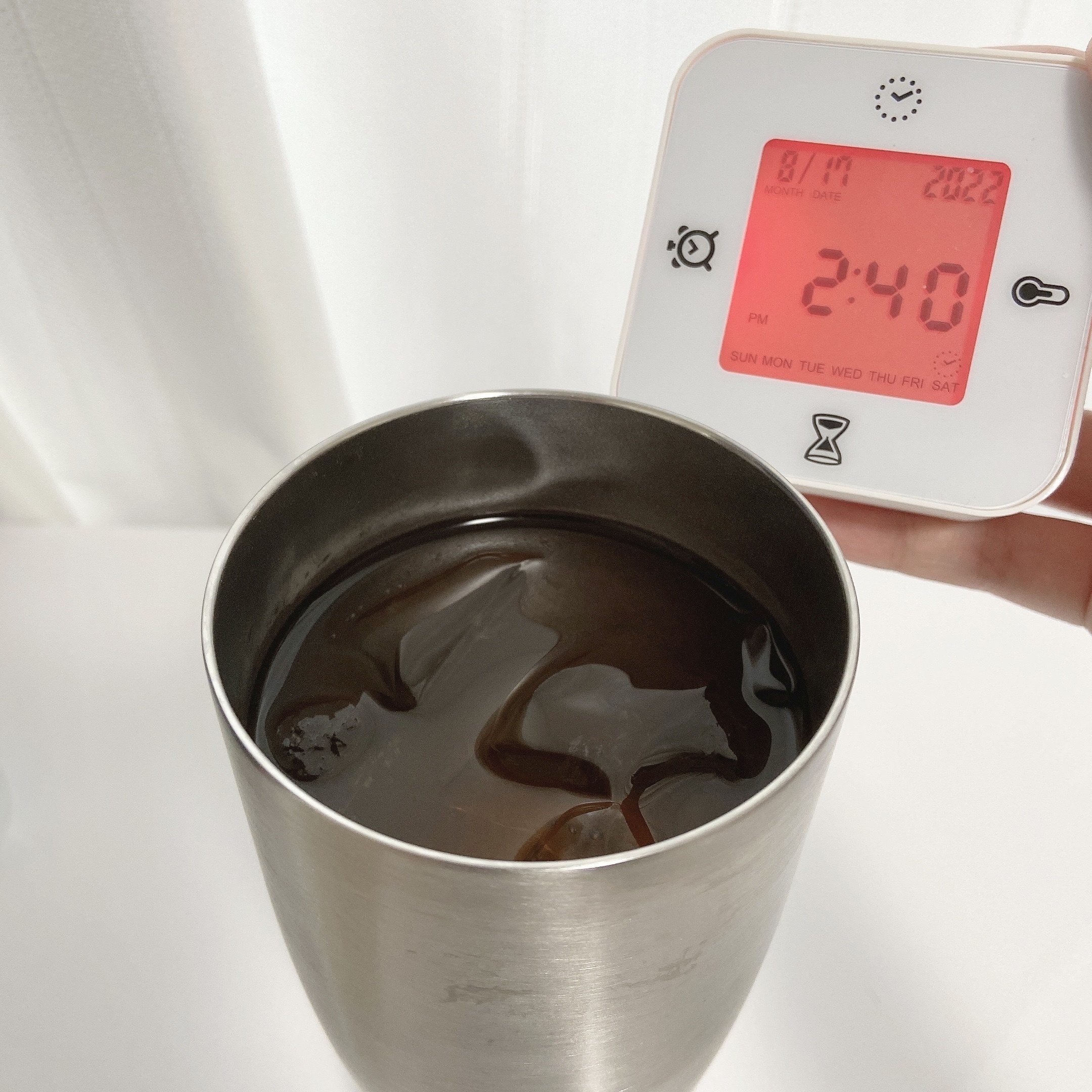 ニトリのオススメ食器「ステンレスタンブラー シルバー」