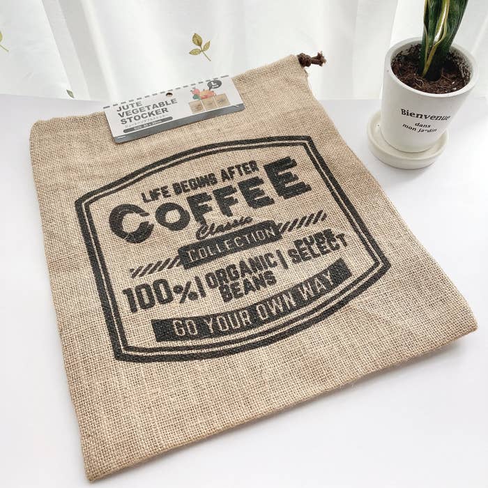 Seria（セリア）のオススメのキッチン収納「ジュートベジタブルストッカーL」