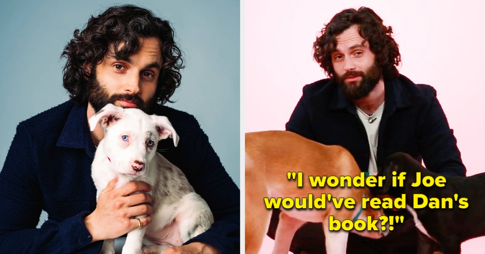 Penn Badgley Talked About “You” Season 4, The Last “Gossip Girl” Cast Member He Texted, And More, All While Playing With Puppies