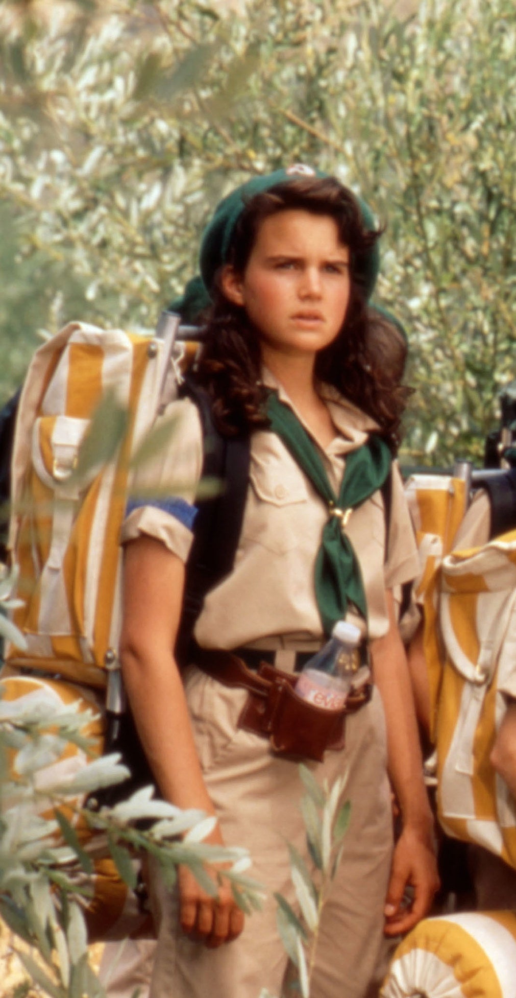 closeup of carla in the show wearing a trooper uniform