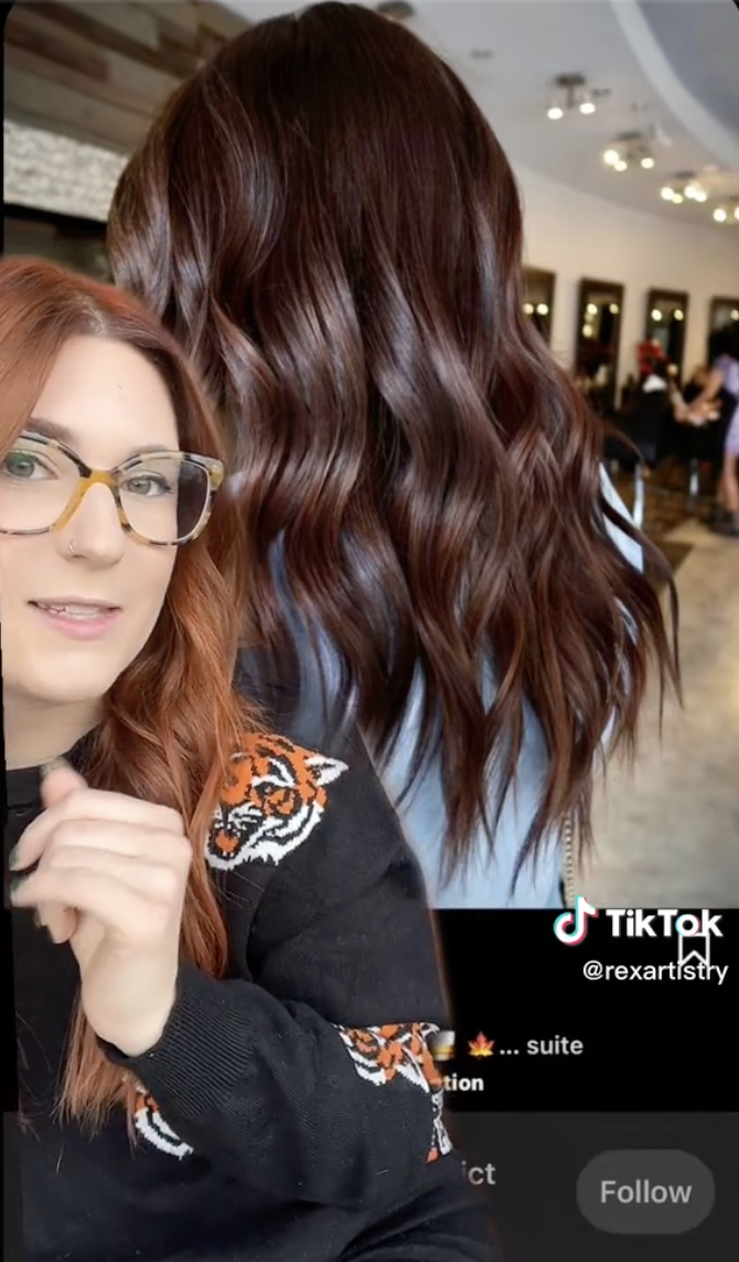 Alexis on her tiktok