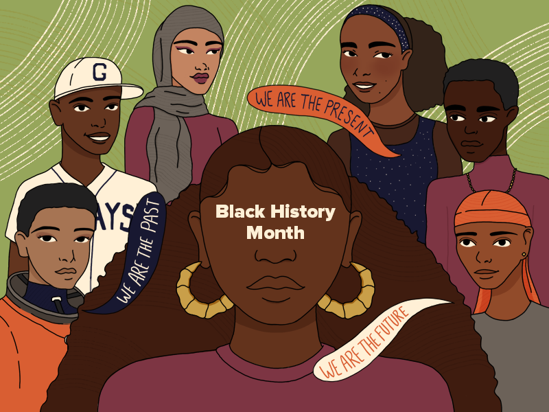 Black History Month graphic