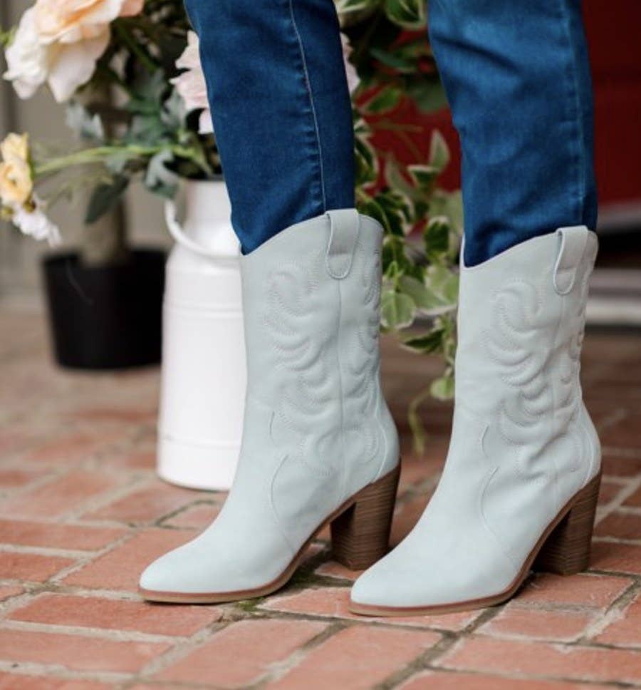 Bring The Sass White Boots
