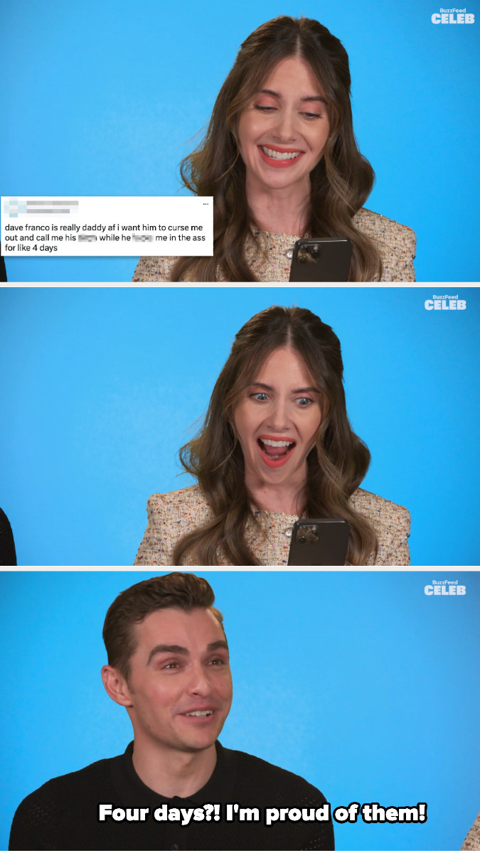 Alison Brie And Dave Franco Read Thirst Tweets