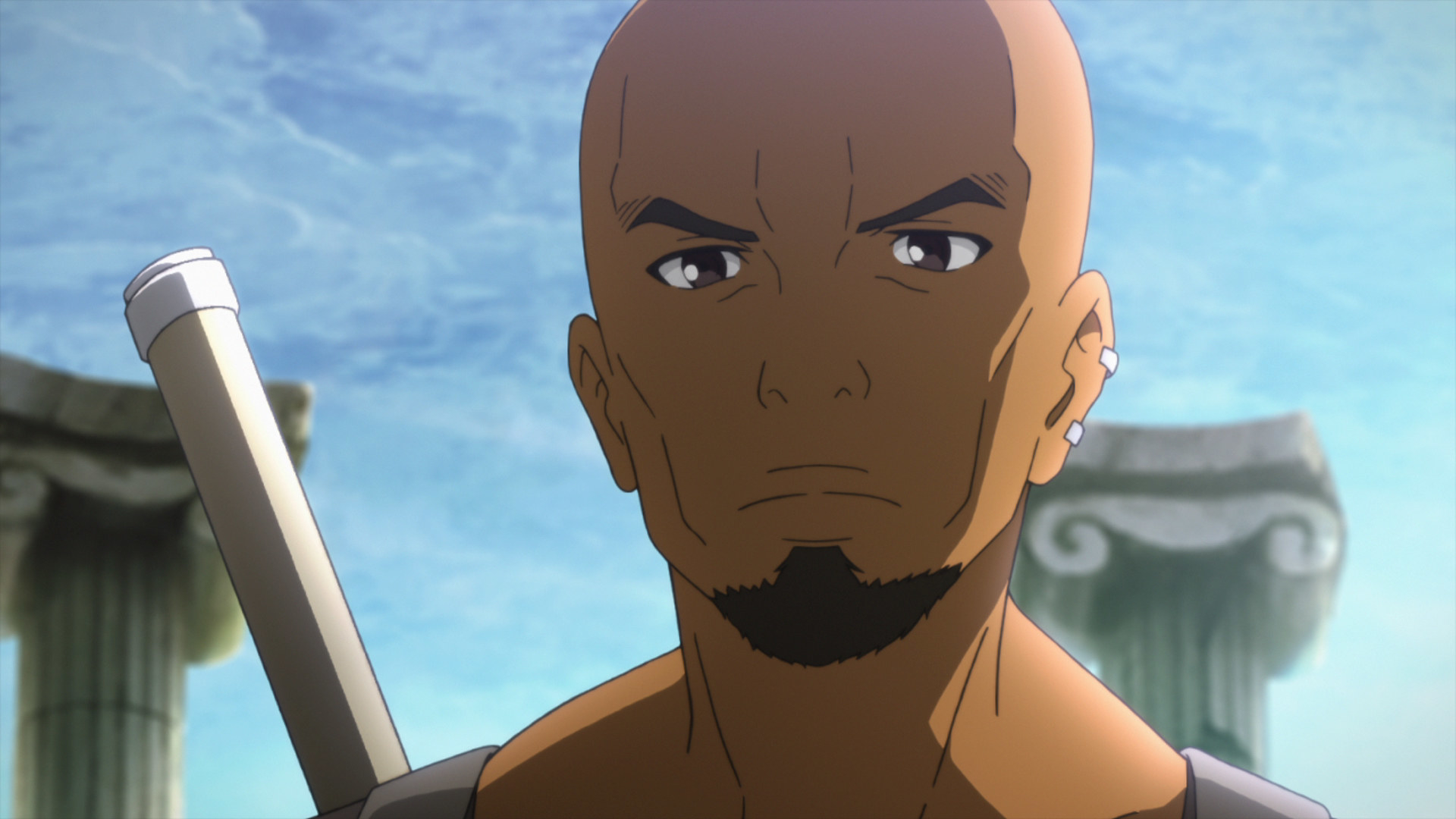 Agil looking intensely at someone while in game