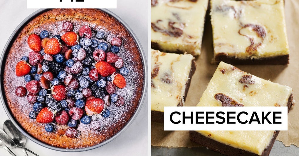 This Quiz Will Reveal If You're More Of A Pie Or A Cheesecake Person