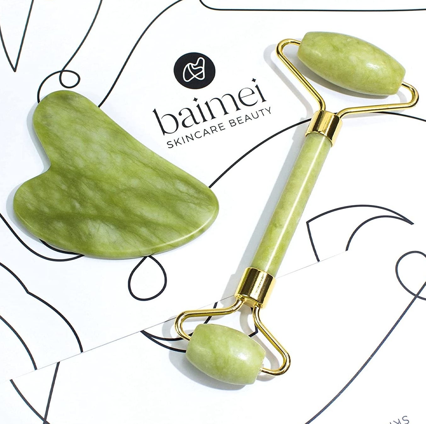the gua sha and face roller