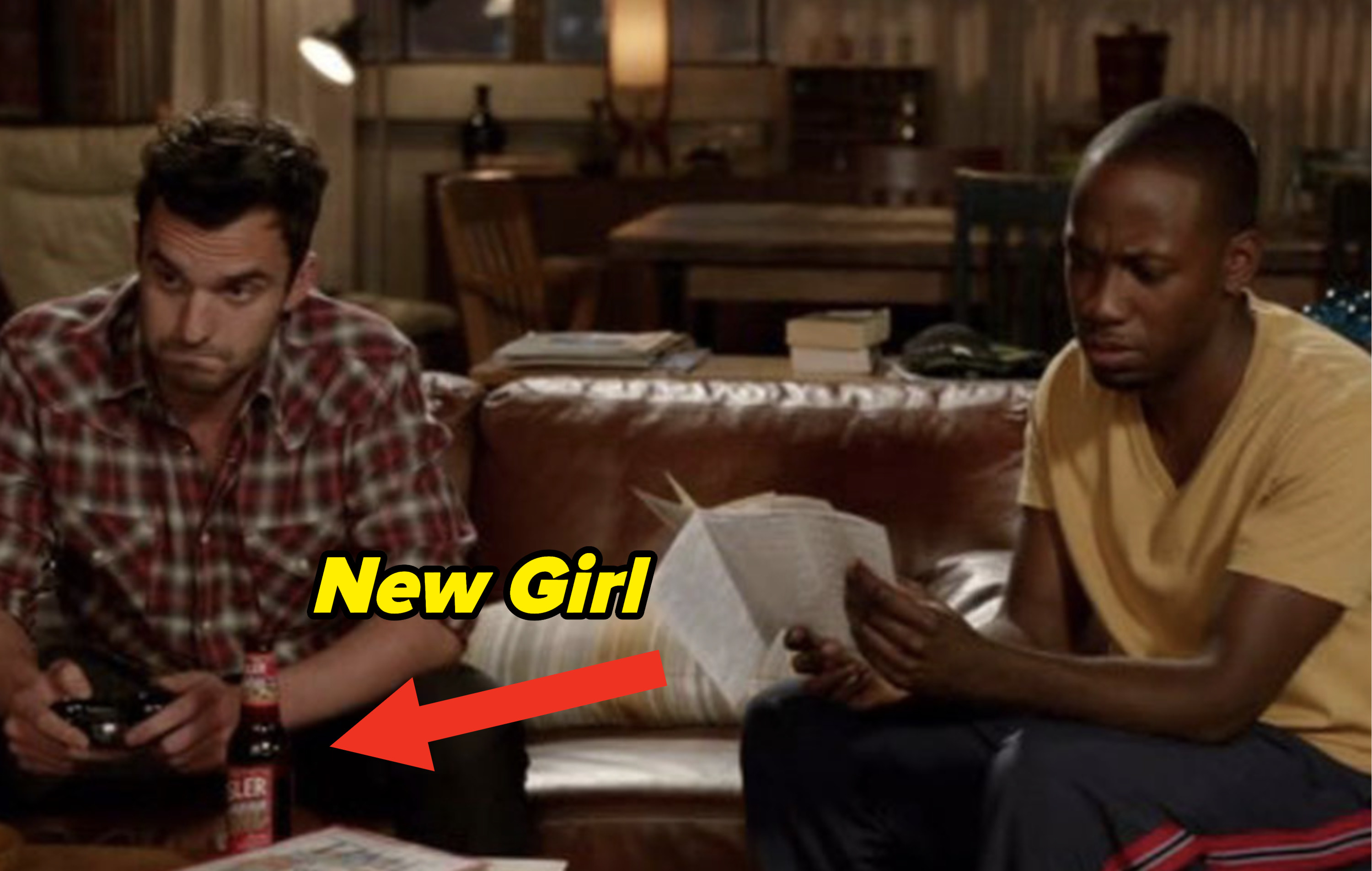 the beer on new girl