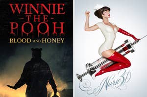 Winnie the Pooh: Blood and Honey side by side with Nurse 3D