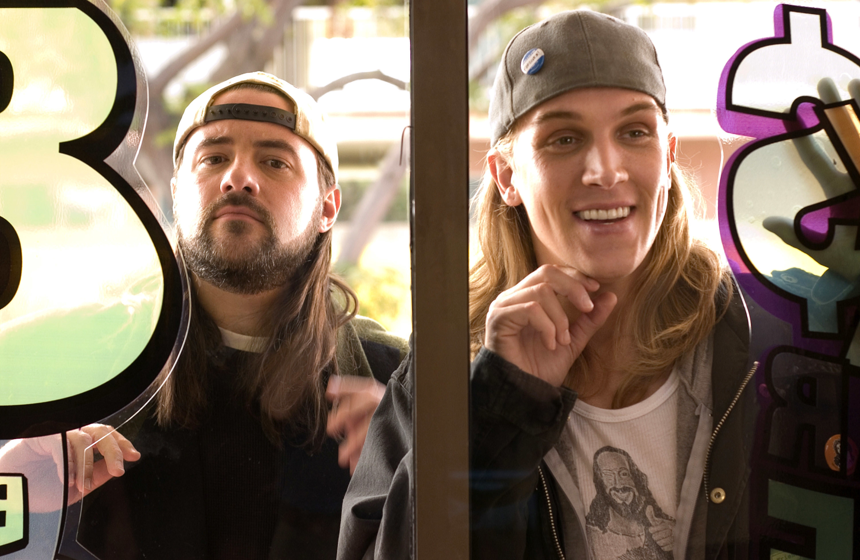 Kevin Smith and Jason Mewes in Clerks II