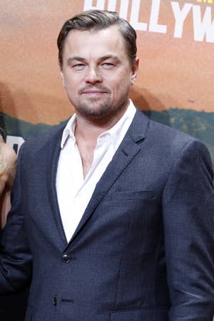 Closeup of Leonardo DiCaprio