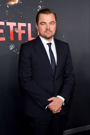 Closeup of Leonardo DiCaprio