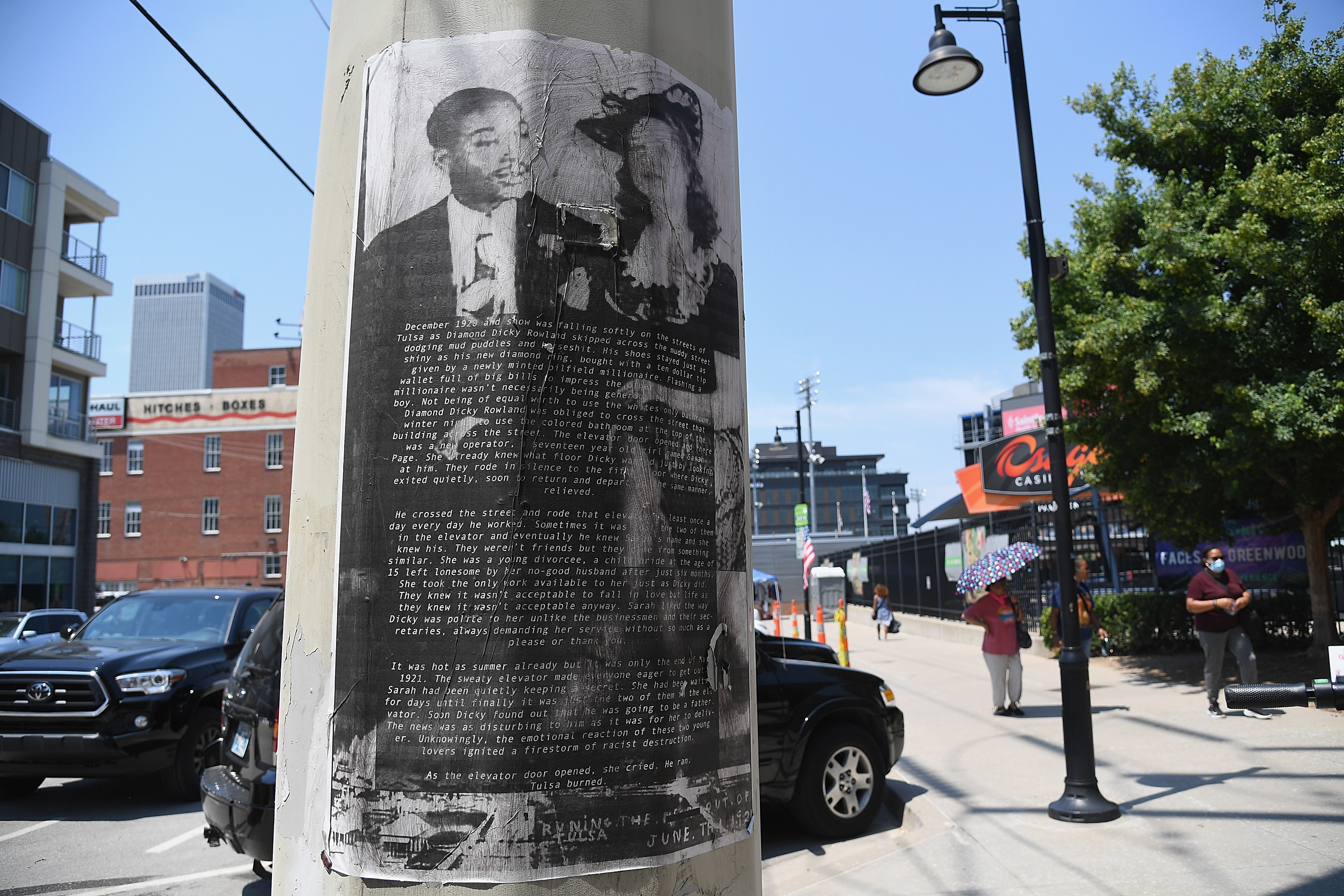 poster showing victims of Tulsa Race Massacre