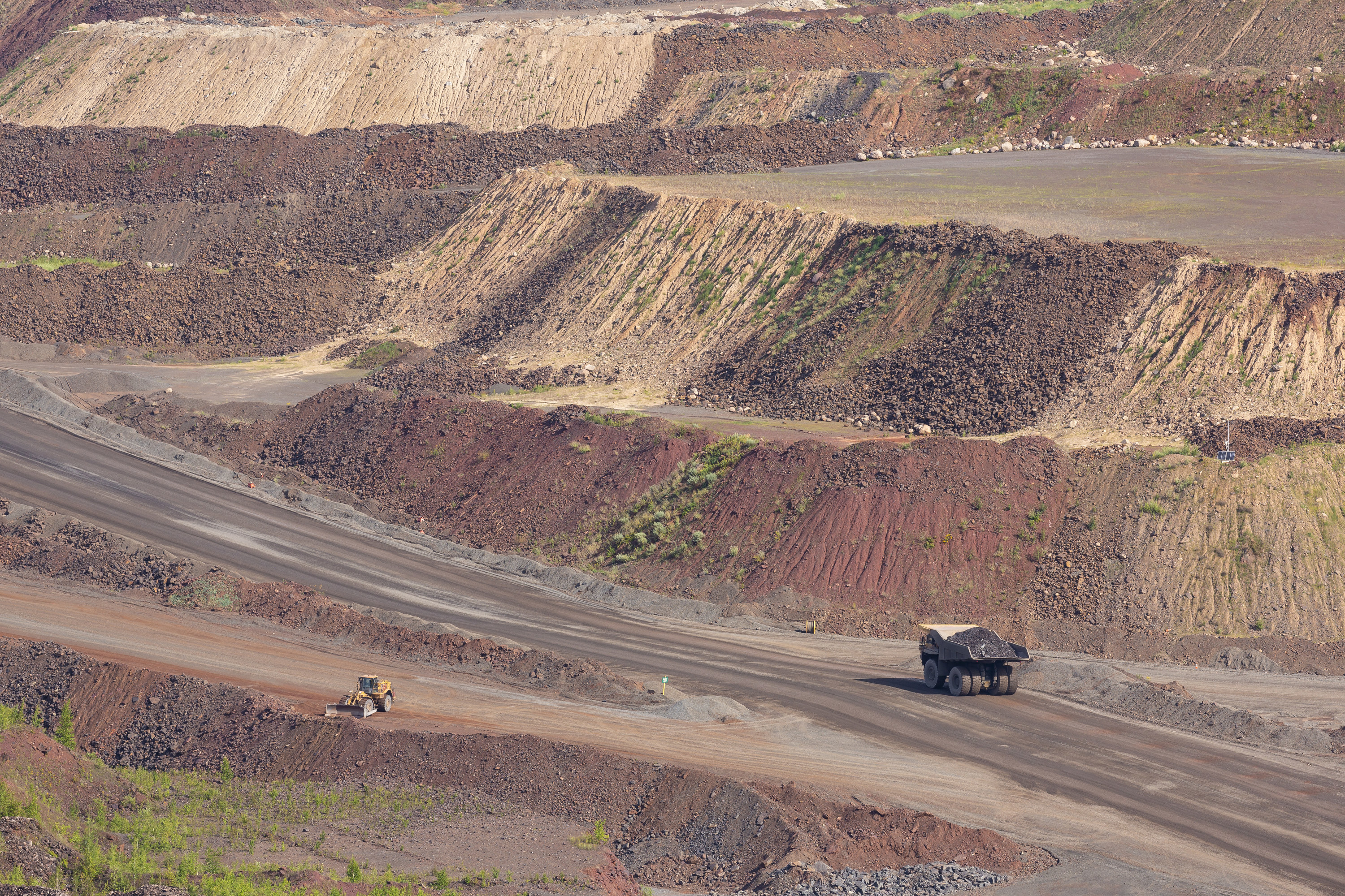 open pit of taconite