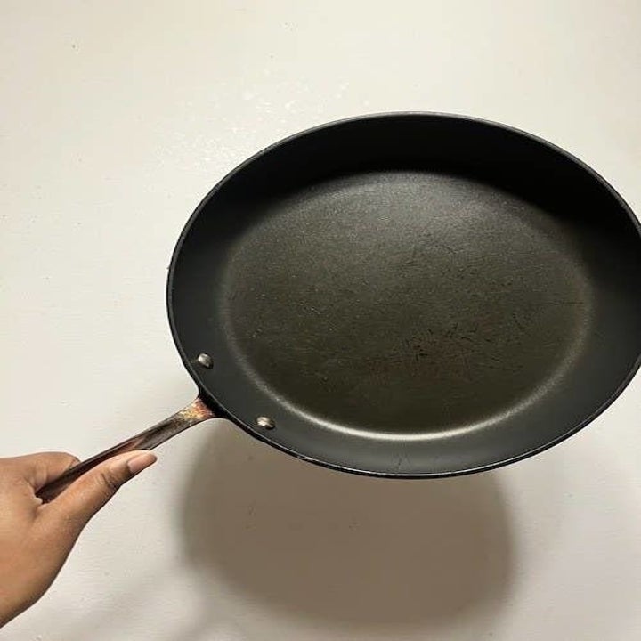 Picture of the reviewer's clean pan