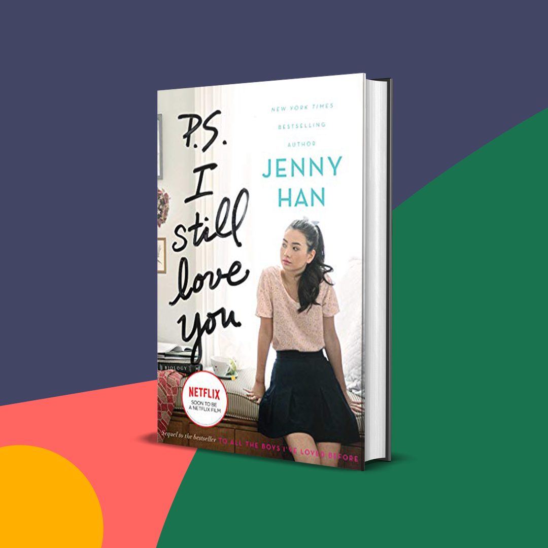 Book cover art; A still from the Netflix series &quot;To All The Boys I Loved Before&quot;