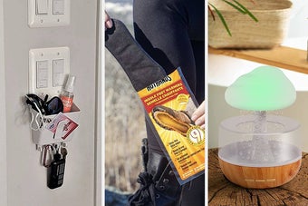 key holder, heated insoles, and cloud humidifier