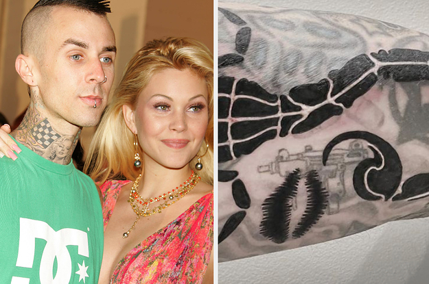 Did Travis Barker Get a Tattoo of Kourtney Kardashians Handwriting   StyleCaster