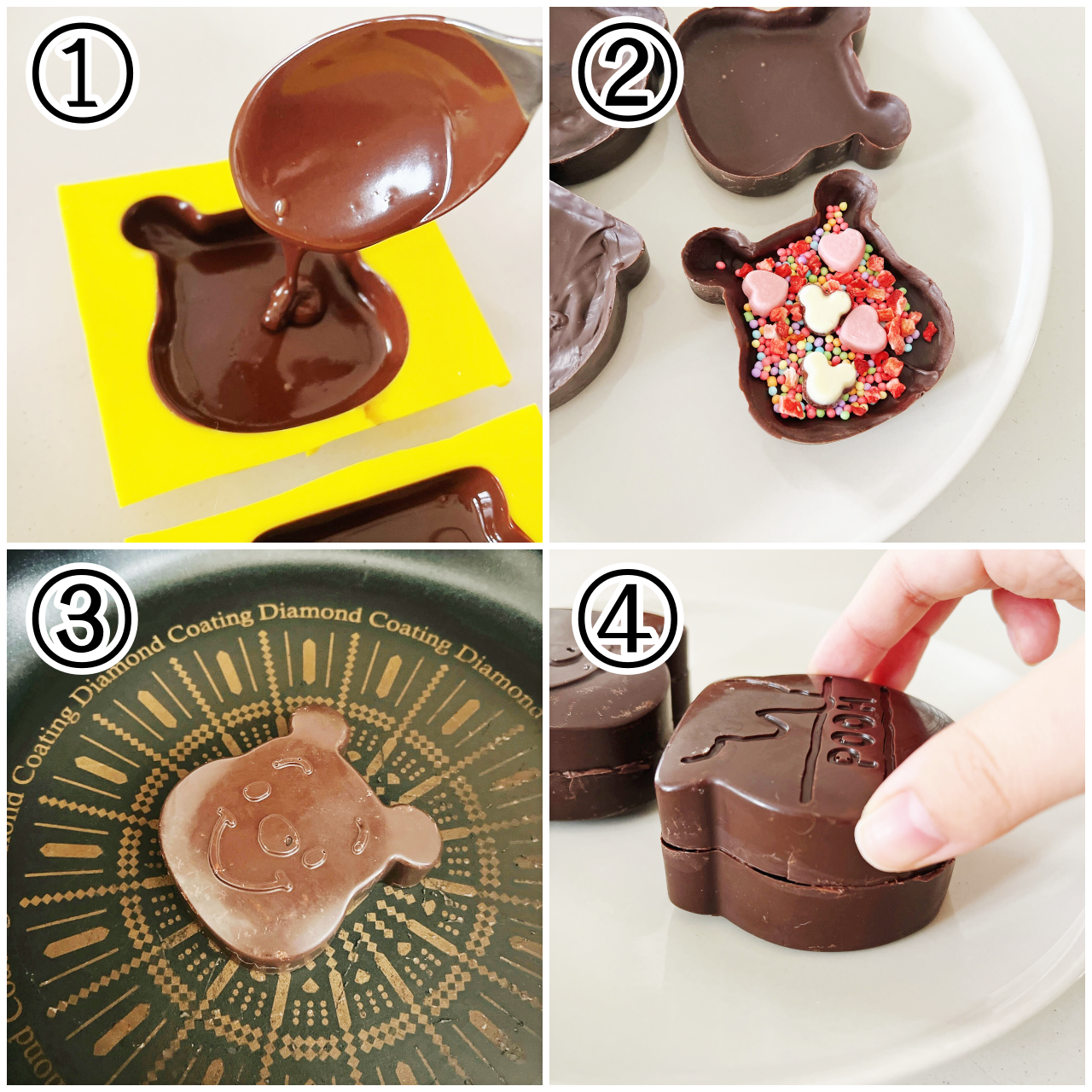 DAISO(ダイソー)のオススメの調理器具「シリコーンプチケーキ型(くまのプーさん)」