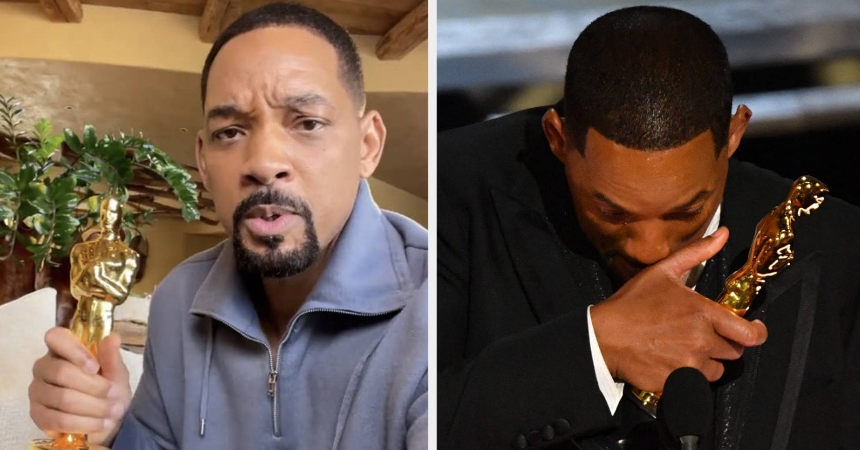 Will Smith Just Posted A TikTok To Remind The World That He Won An Oscar Moments After Slapping Chris Rock And The Comments Are Wild