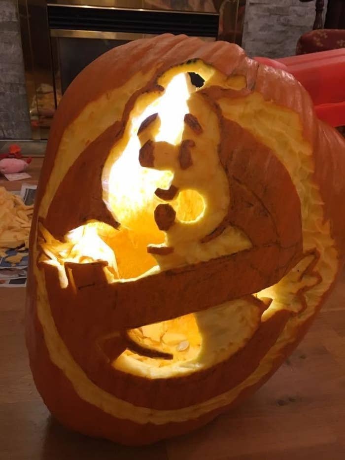 Ghostbusters carving