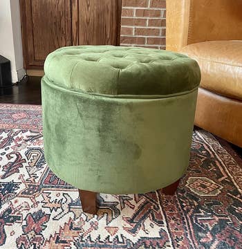 the ottoman in green