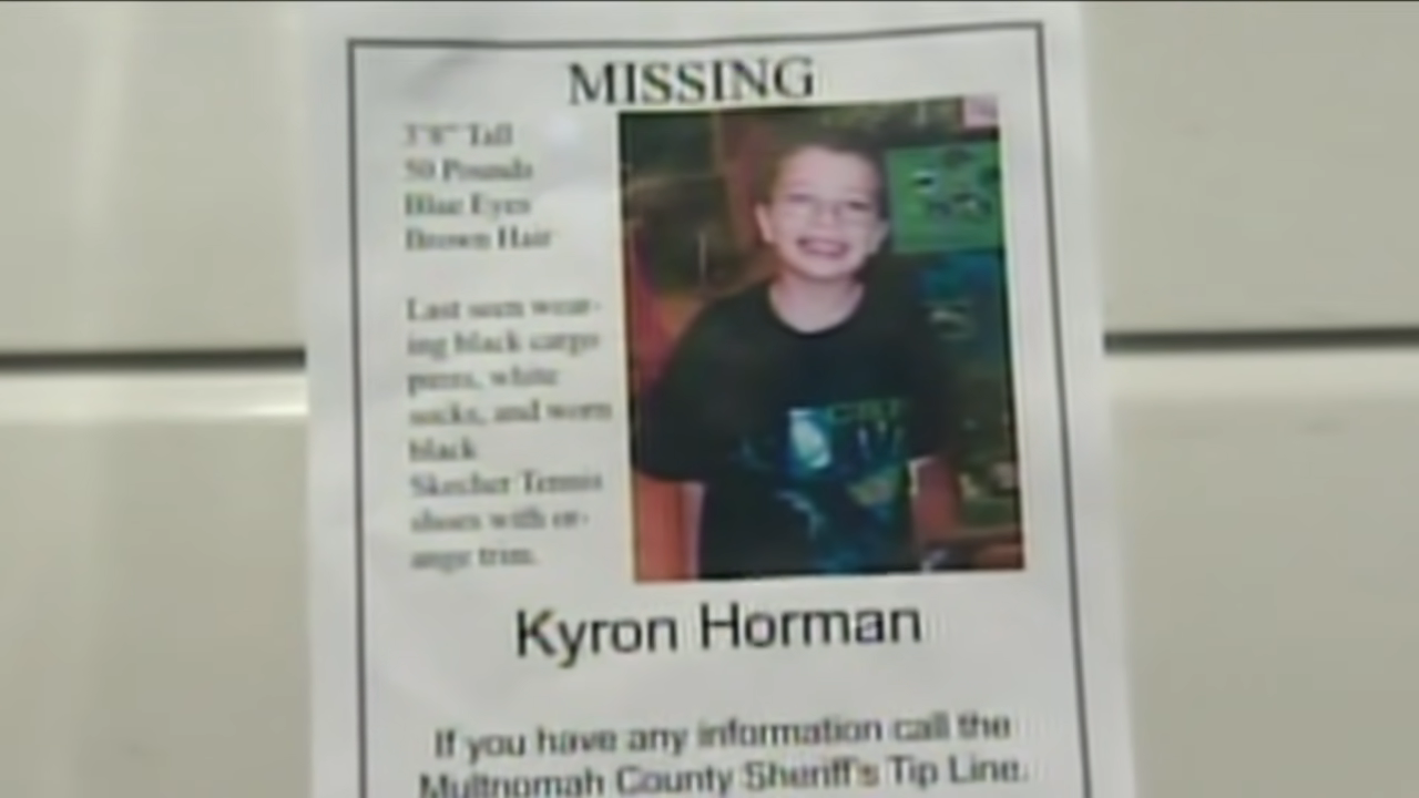 Kyron Horman&#x27;s missing persons poster