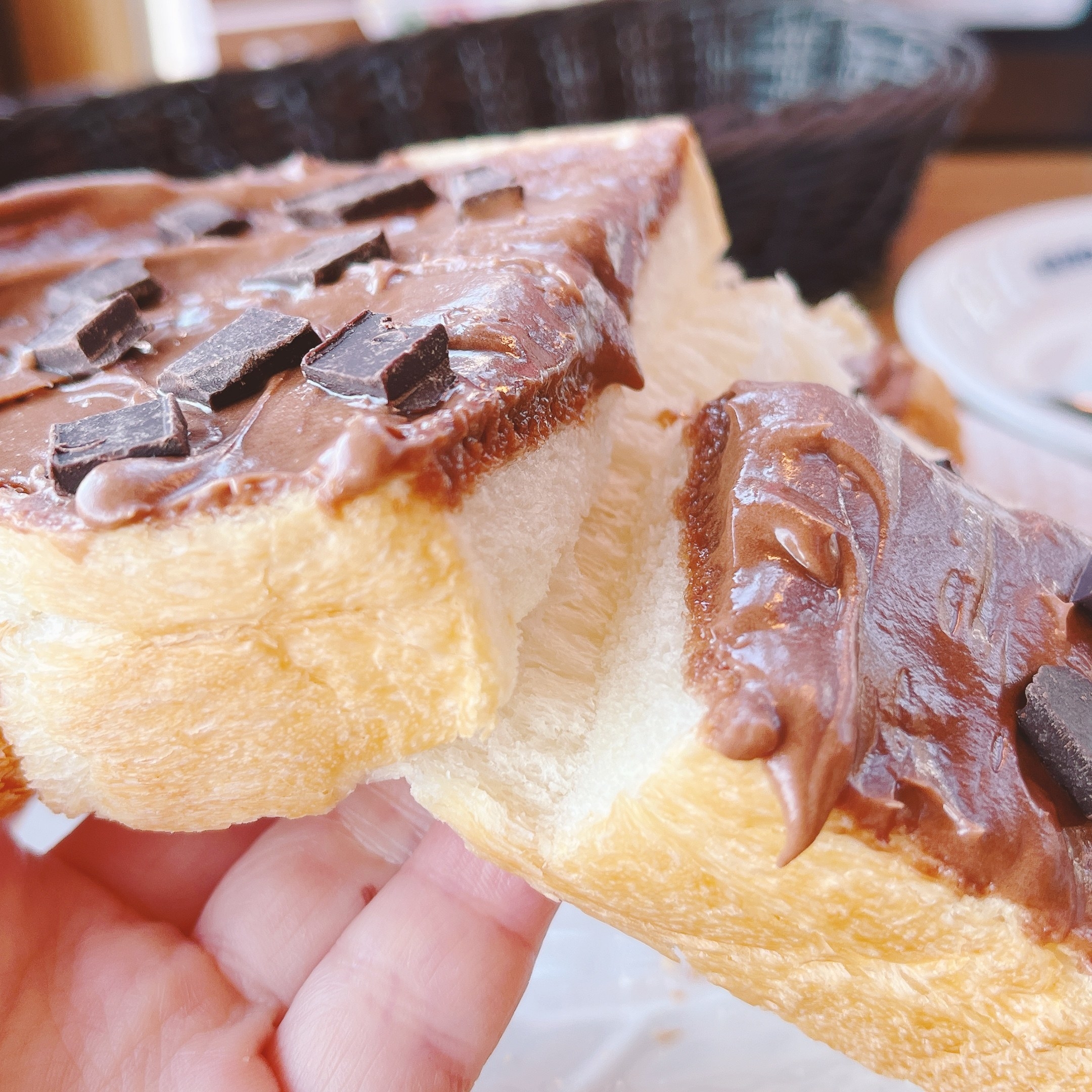 星乃珈琲店のおすすめモーニング「生チョコトースト」