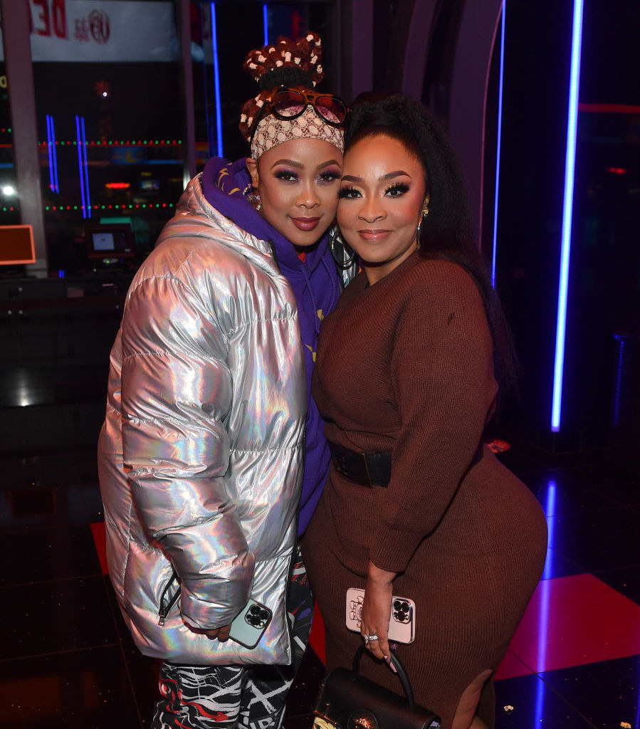 DaBrat and Jesseca Dupart attend the Atlanta screening of &quot;I Wanna Dance With Somebody&quot;