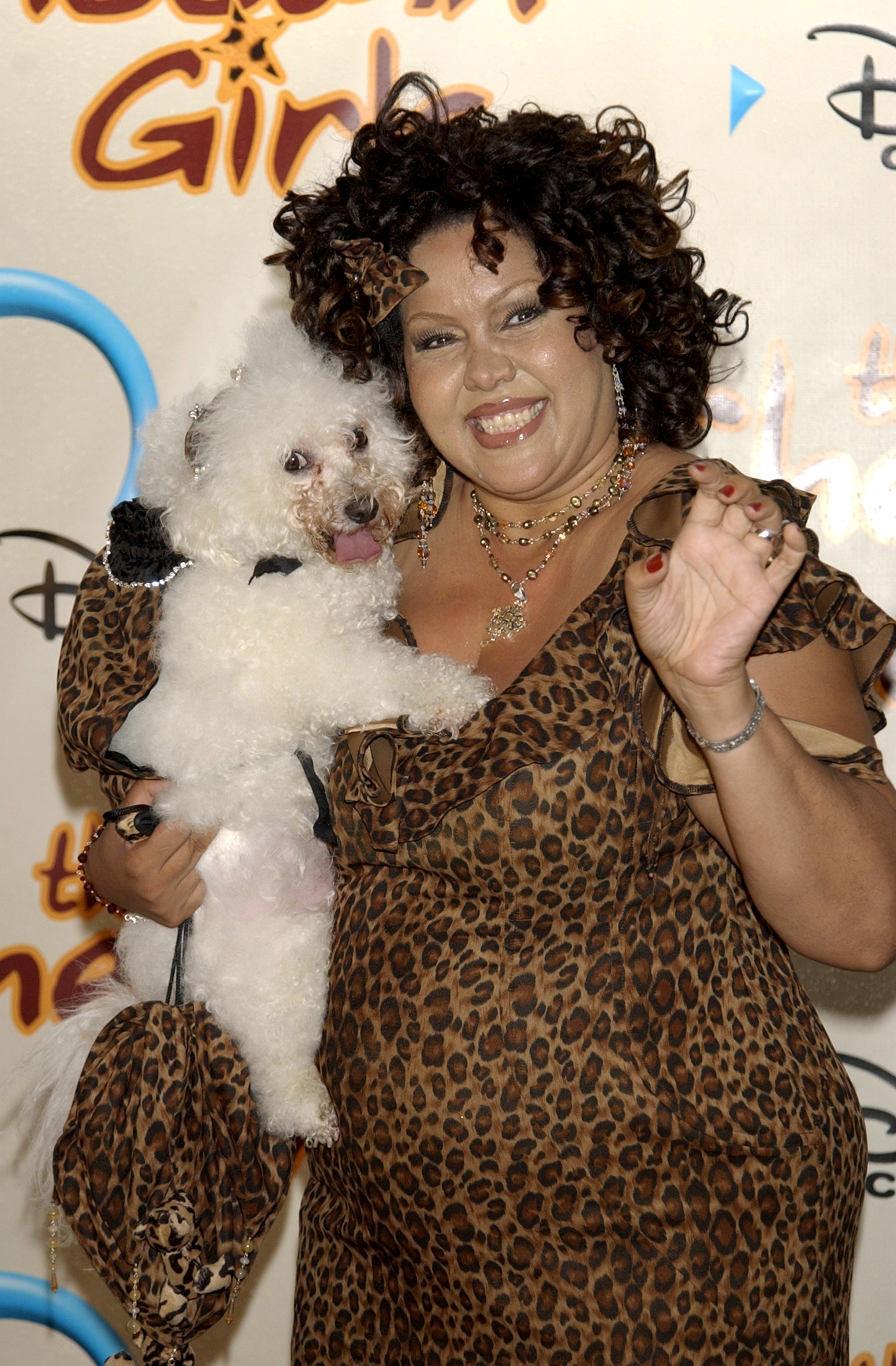 Deborah Gregory &amp; Cappuccino during New York Premiere of Disney&#x27;s &quot;The Cheetah Girls&quot; at La Guardia High School in New York City, New York, United States