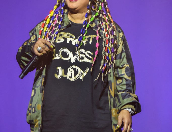 Da Brat performs on stage during The Hotter than July Concert