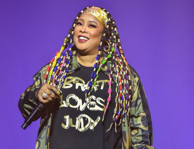 Da Brat performs on stage during The Hotter than July Concert