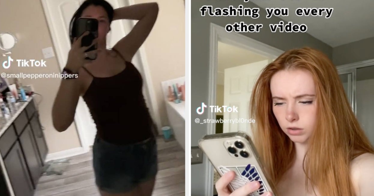 Tiktok Has Been Bombarded With Videos Of Women Flashing Their Breasts Trendradars 