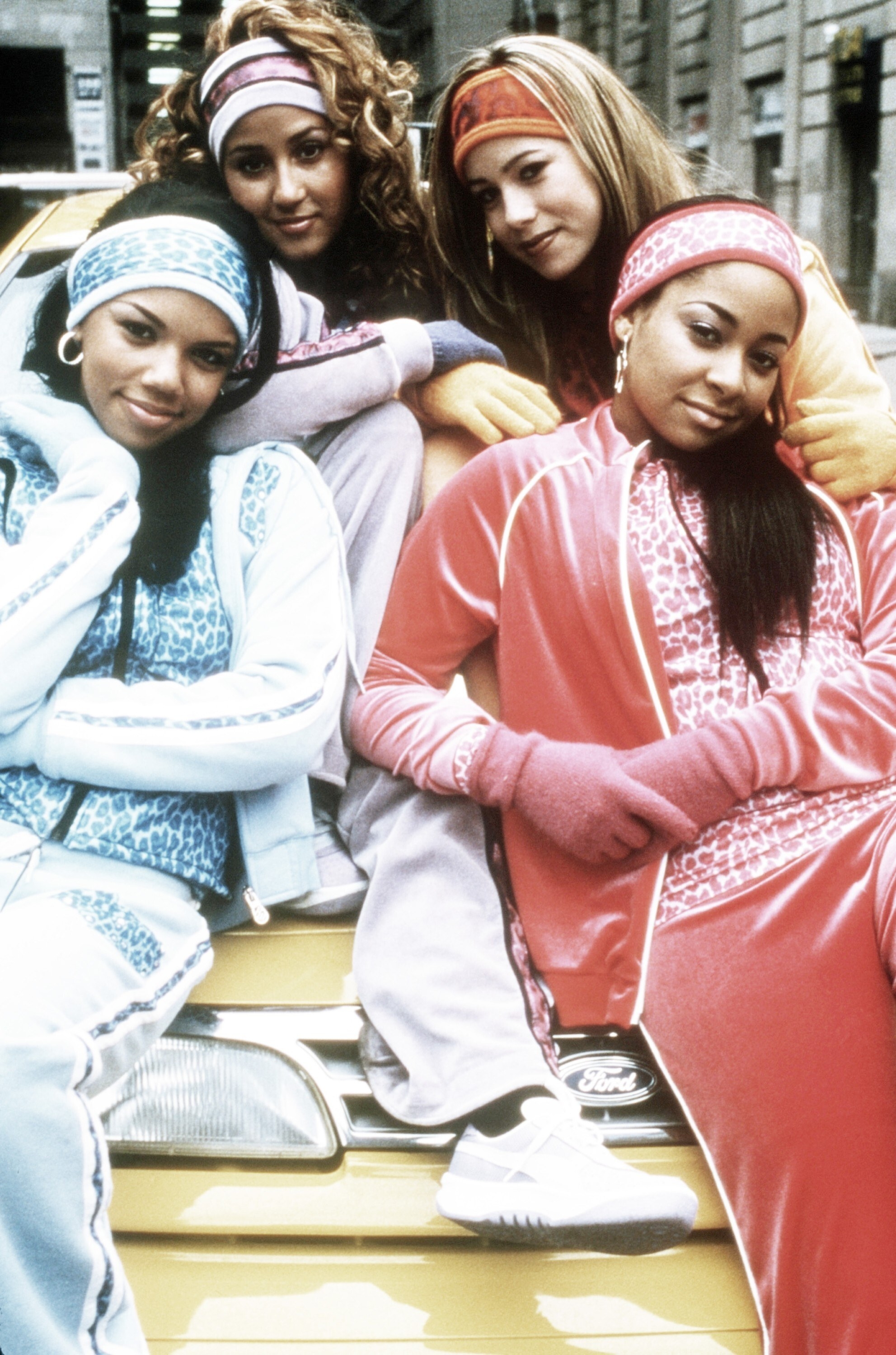 THE CHEETAH GIRLS, from left, Kiely Williams, Adrienne Houghton, Sabrina Bryan, Raven-Symone, aired August 15, 2003