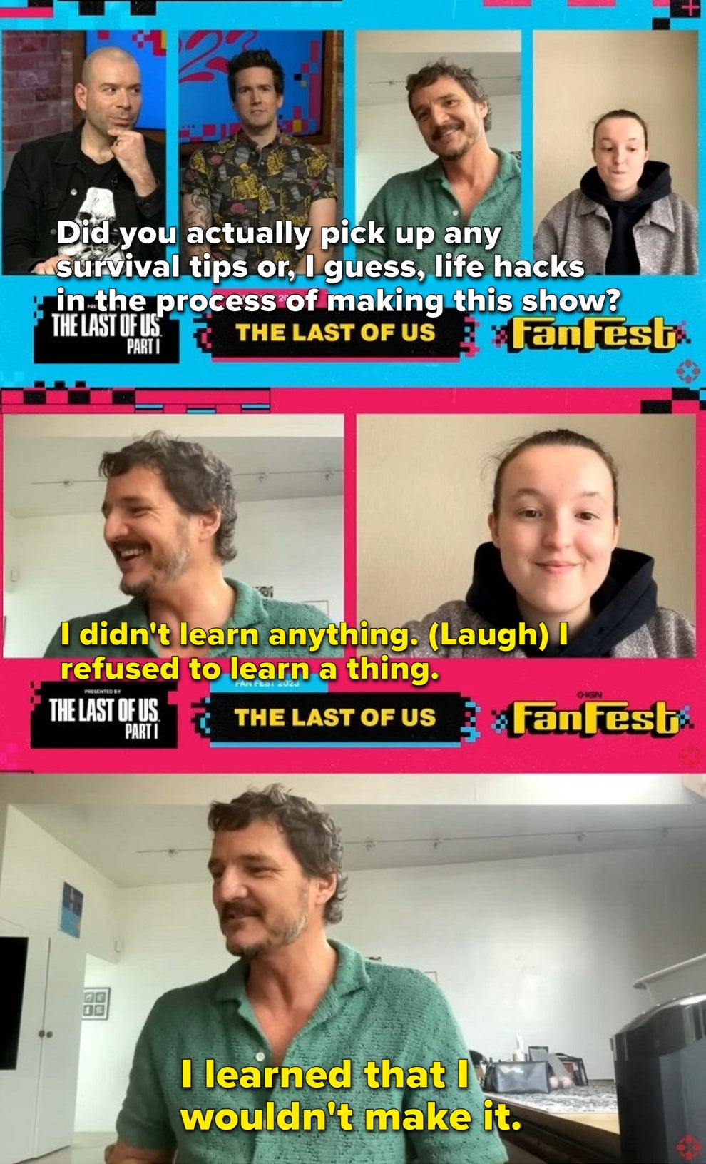 15 Great Pedro Pascal Interview Moments