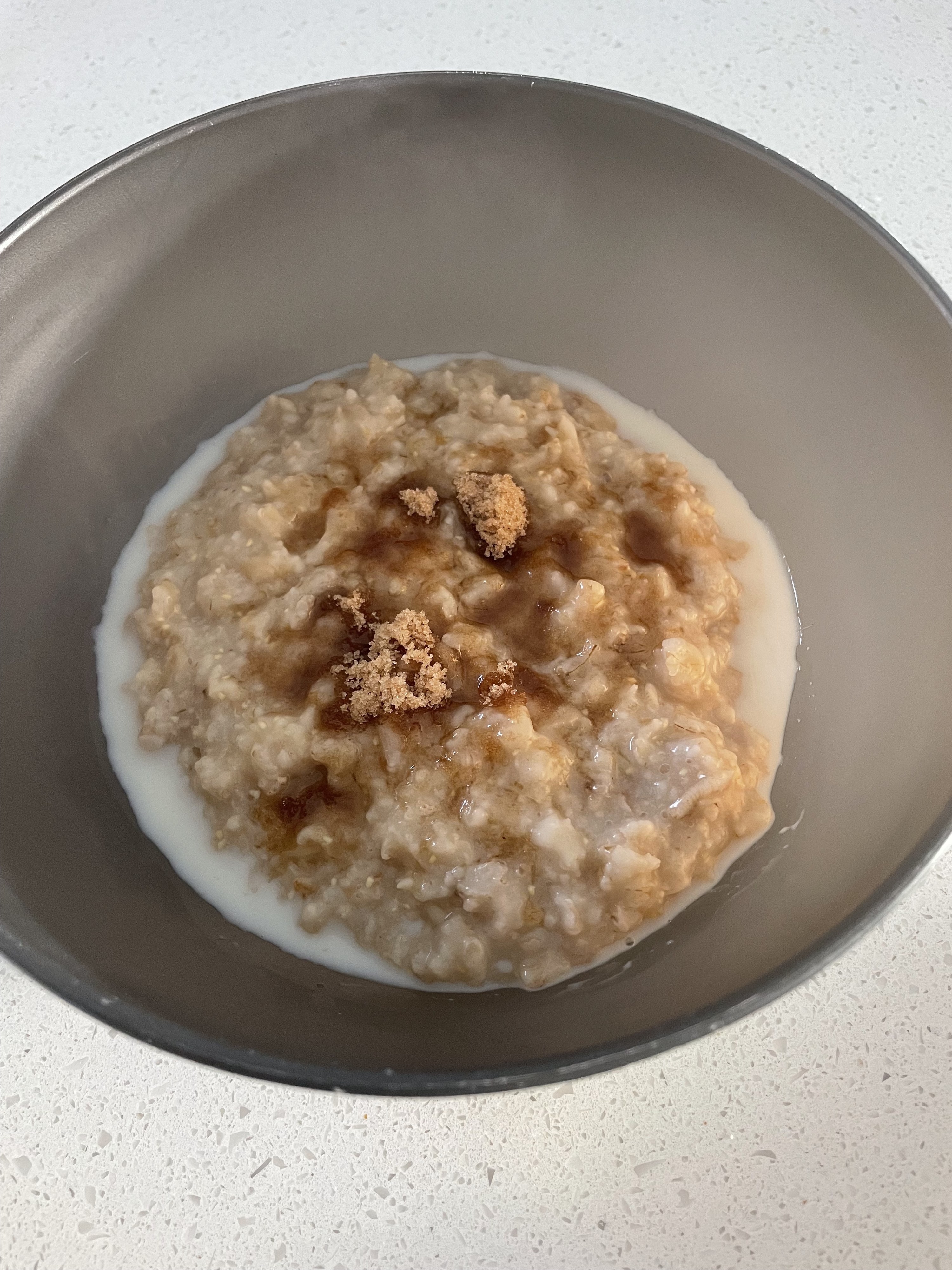 Oatmeal in a bowl