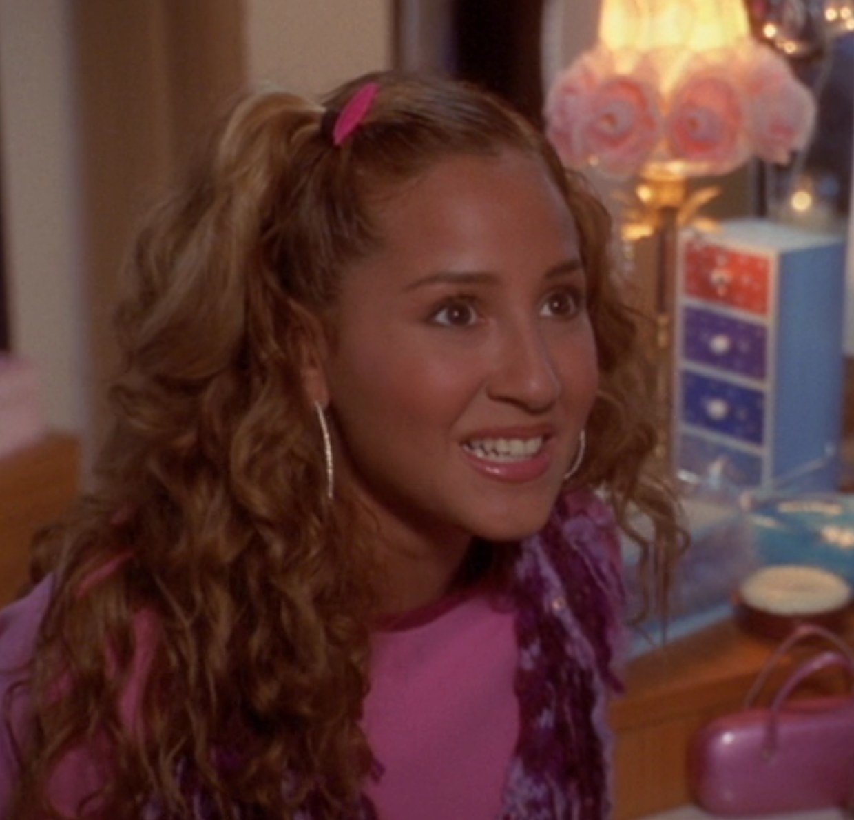 Adrienne Bailon-Houghton as Chanel talks to her mom