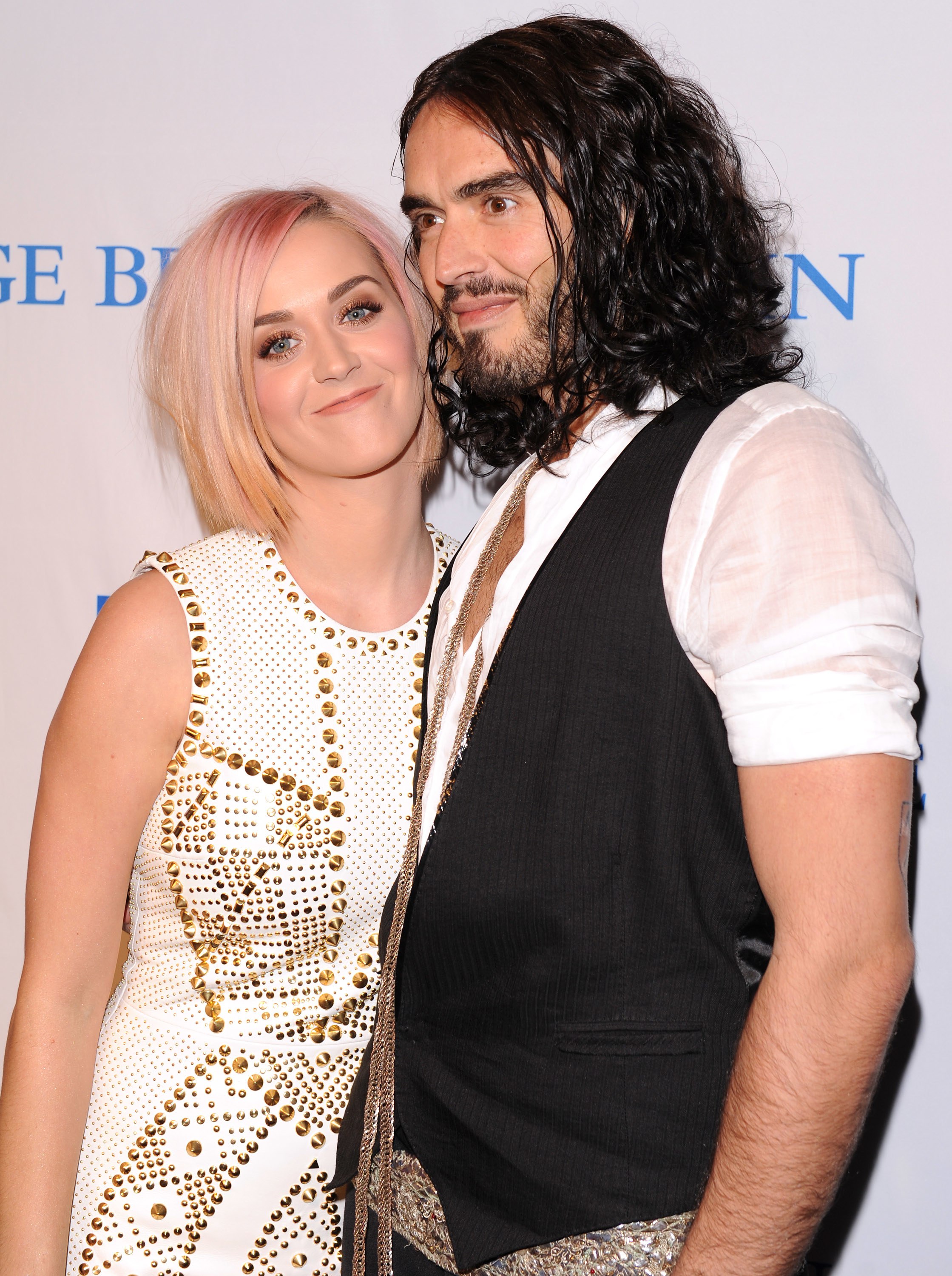 Katy Perry and Russell Brand attend 3rd Annual &quot;Change Begins Within&quot; Benefit Celebration at Los Angeles Times Central Court