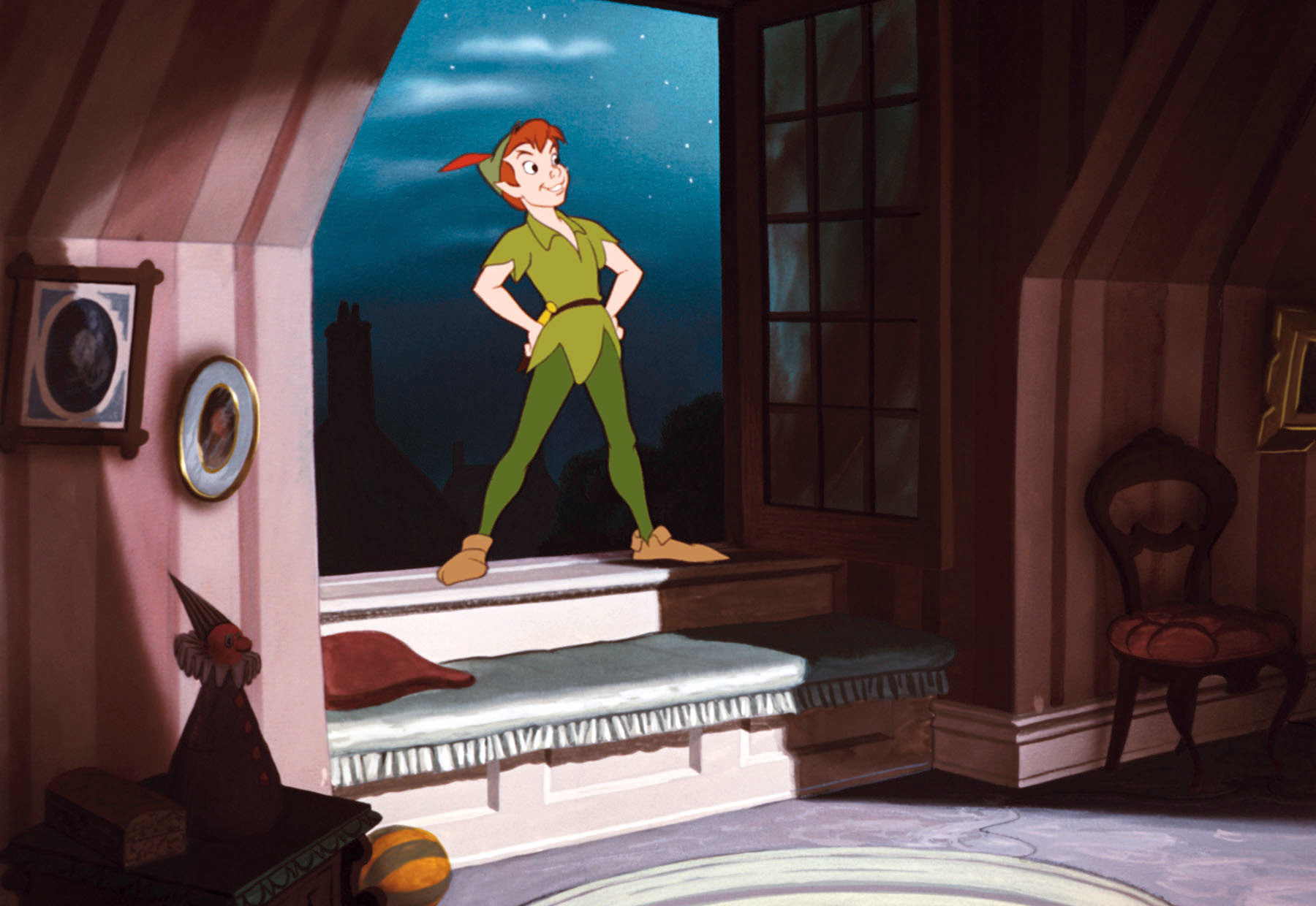 Peter Pan in the animated version