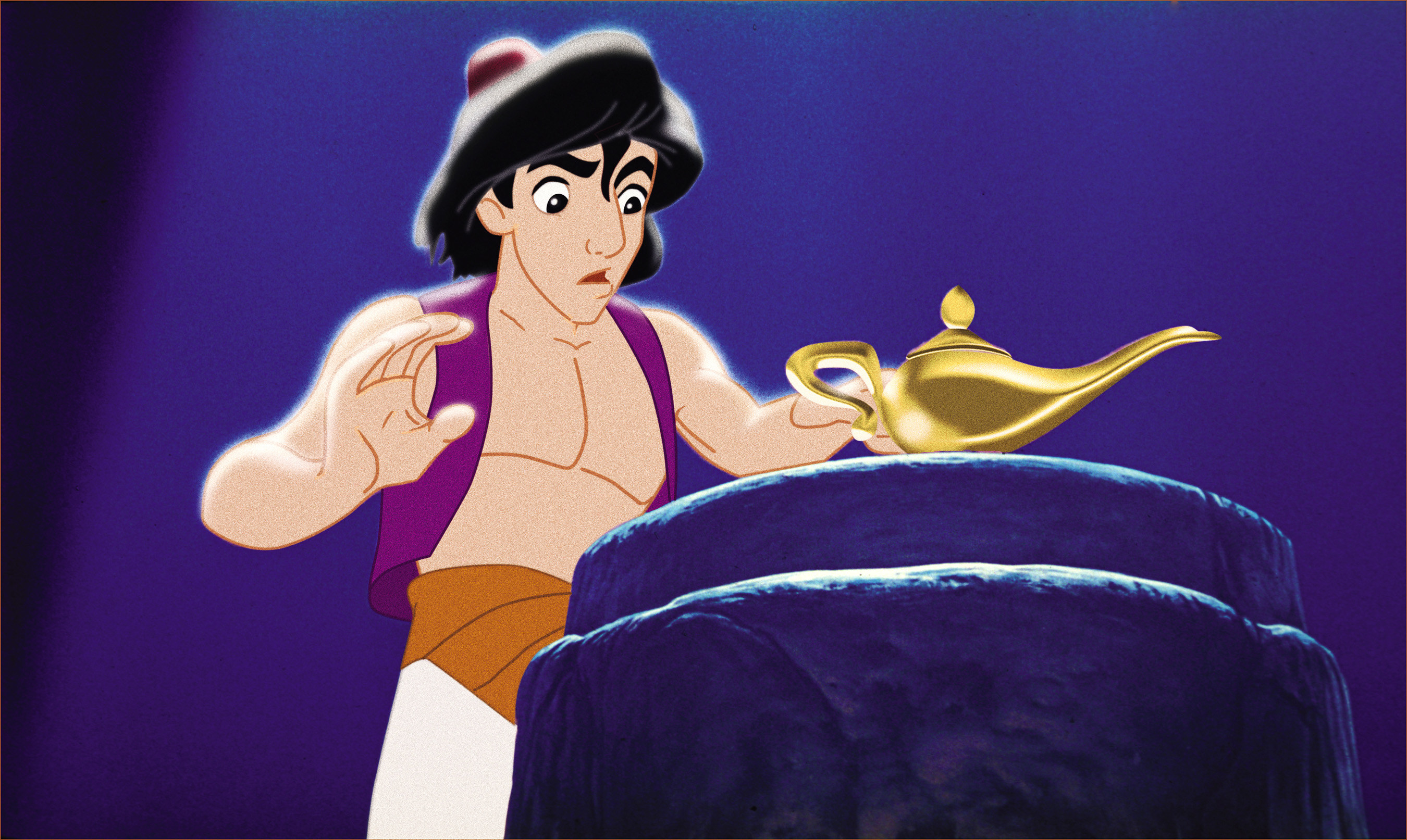 The animated version of Aladdin